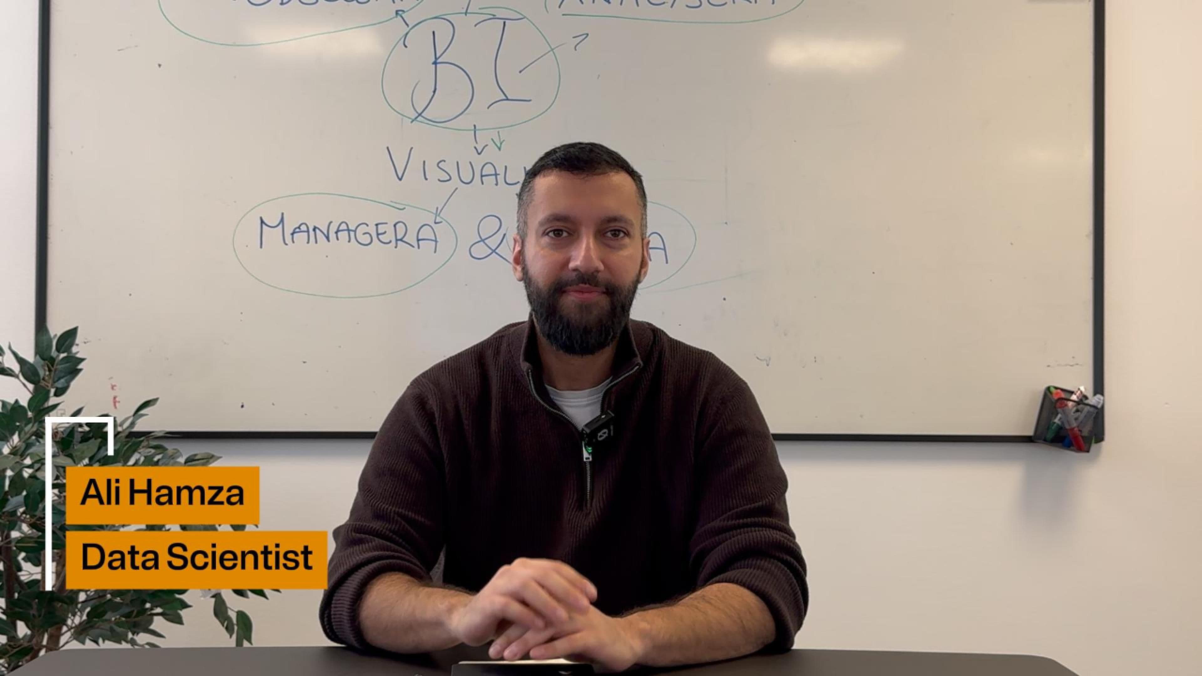 Möt Ali Hamza - Gör data begriplig och användbar!